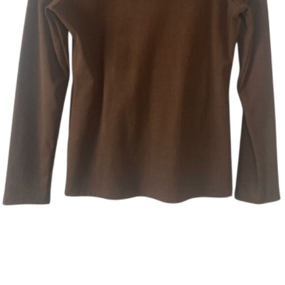 AUTOMET Brown Long Sleeve Women's Top / XL - Picture 3 of 9